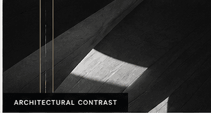Architectural contrast art direction representing a strong foundation